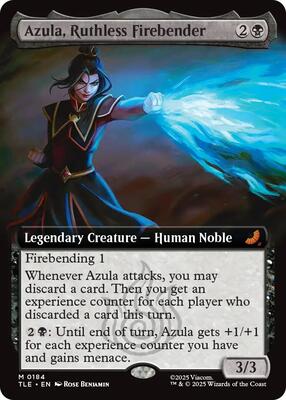 Azula, Ruthless Firebender (Extended Art) card from Avatar: The Last Airbender: Eternal-Legal
