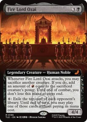 Fire Lord Ozai (Extended Art) card from Avatar: The Last Airbender: Eternal-Legal