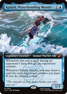 Katara, Waterbending Master (Extended Art) card from Avatar: The Last Airbender: Eternal-Legal