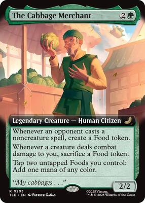 The Cabbage Merchant (Extended Art) card from Avatar: The Last Airbender: Eternal-Legal
