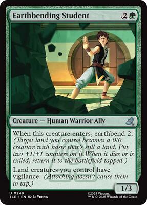 Earthbending Student card from Avatar: The Last Airbender: Eternal-Legal