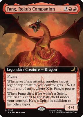 Fang, Roku's Companion (Extended Art) card from Avatar: The Last Airbender: Eternal-Legal