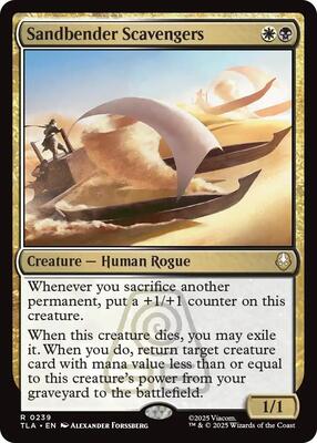Sandbender Scavengers card from Avatar: The Last Airbender