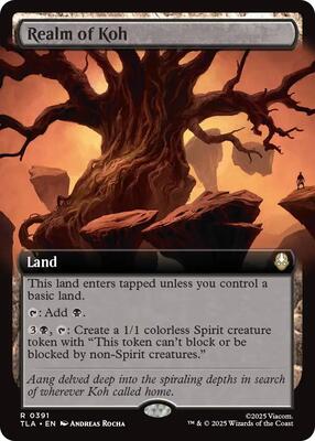 Realm of Koh (Extended Art) card from Avatar: The Last Airbender