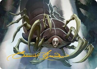 Koh, the Face Stealer Art Card (Gold-Stamped Signature) card from Art Series: Avatar: The Last Airbender