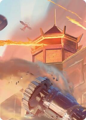 Fire Nation Turret Art Card card from Art Series: Avatar: The Last Airbender