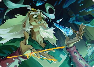 Bumi, King of Three Trials Art Card (Gold-Stamped Signature) card from Art Series: Avatar: The Last Airbender