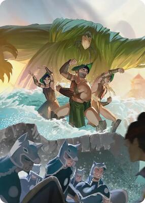 Swampbenders Art Card card from Art Series: Avatar: The Last Airbender