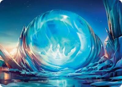 Aang's Iceberg Art Card card from Art Series: Avatar: The Last Airbender