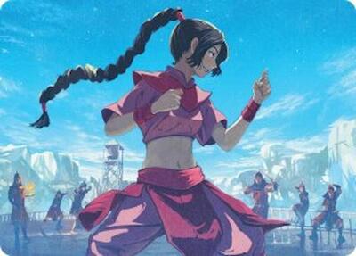 Ty Lee, Chi Blocker Art Card card from Art Series: Avatar: The Last Airbender