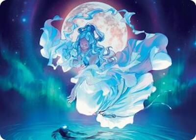 Yue, the Moon Spirit Art Card card from Art Series: Avatar: The Last Airbender