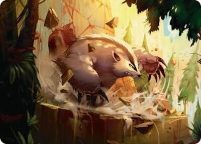 Badgermole Art Card card from Art Series: Avatar: The Last Airbender