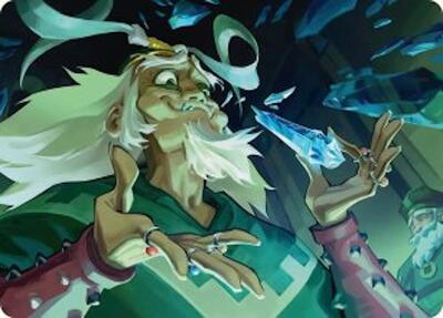Bumi, King of Three Trials Art Card card from Art Series: Avatar: The Last Airbender
