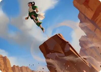 Pillar Launch Art Card card from Art Series: Avatar: The Last Airbender