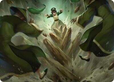 Rockalanche Art Card card from Art Series: Avatar: The Last Airbender