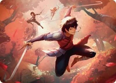 Jet, Freedom Fighter Art Card card from Art Series: Avatar: The Last Airbender