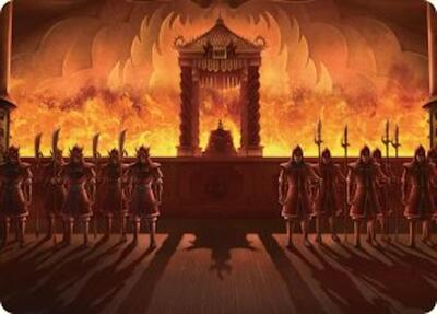 Fire Lord Ozai Art Card card from Art Series: Avatar: The Last Airbender