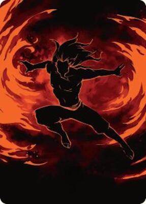 Ozai, the Phoenix King Art Card card from Art Series: Avatar: The Last Airbender