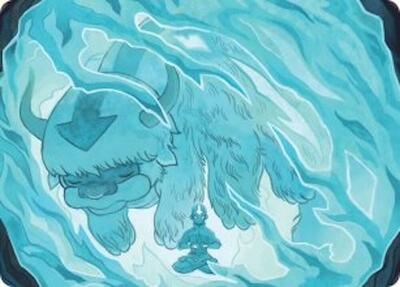 Aang's Iceberg 2 Art Card card from Art Series: Avatar: The Last Airbender