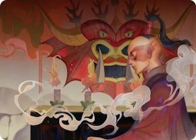 Obsessive Pursuit Art Card card from Art Series: Avatar: The Last Airbender