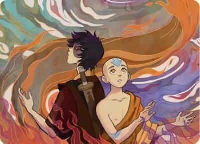 Fated Firepower Art Card card from Art Series: Avatar: The Last Airbender