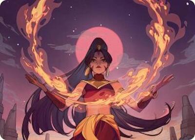 Firebending Student Art Card card from Art Series: Avatar: The Last Airbender
