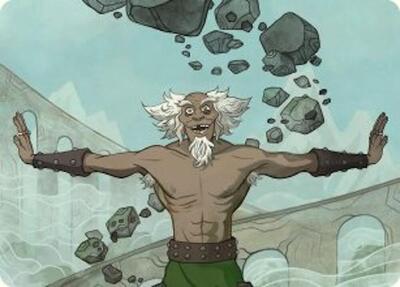 Bumi, Unleashed Art Card card from Art Series: Avatar: The Last Airbender