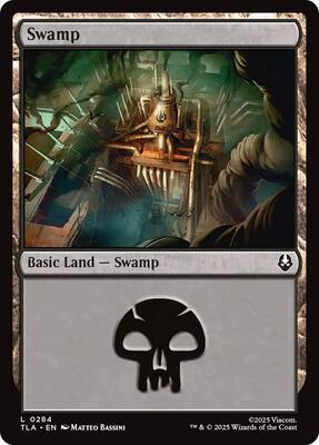 Swamp (0284) card from Avatar: The Last Airbender
