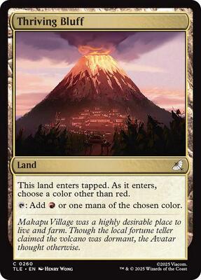Thriving Bluff card from Avatar: The Last Airbender: Eternal-Legal