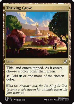 Thriving Grove card from Avatar: The Last Airbender: Eternal-Legal