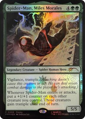 Spider-Man, Miles Morales card from Unique and Miscellaneous Promos