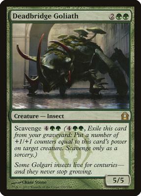 Deadbridge Goliath card from Return to Ravnica