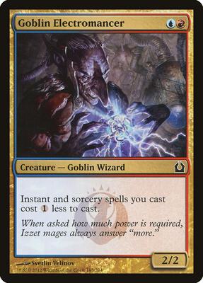 Goblin Electromancer card from Return to Ravnica