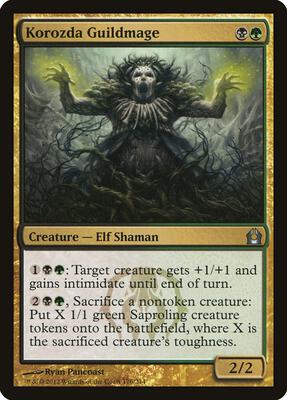 Korozda Guildmage card from Return to Ravnica