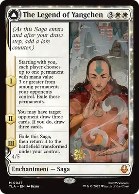 The Legend of Yangchen card from Prerelease Cards