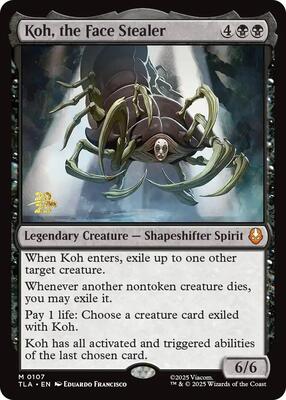 Koh, the Face Stealer card from Prerelease Cards