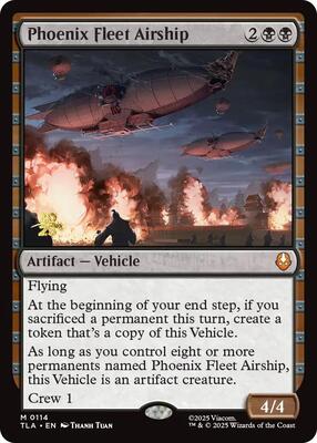 Phoenix Fleet Airship card from Prerelease Cards
