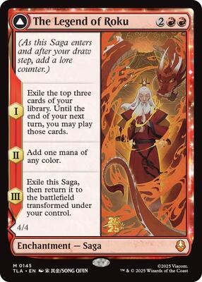 The Legend of Roku card from Prerelease Cards