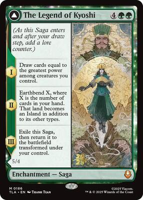 The Legend of Kyoshi card from Prerelease Cards
