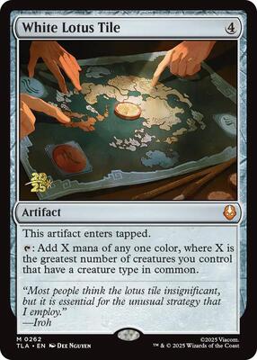 White Lotus Tile card from Prerelease Cards