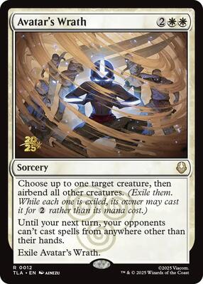 Avatar's Wrath card from Prerelease Cards