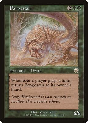 Pangosaur card from Mercadian Masques