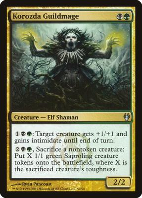 Korozda Guildmage card from Duel Decks: Izzet vs. Golgari
