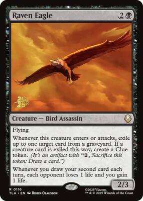 Raven Eagle card from Prerelease Cards