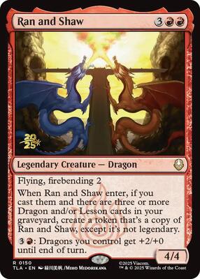 Ran and Shaw card from Prerelease Cards