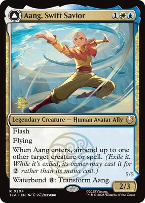 Aang, Swift Savior card from Prerelease Cards