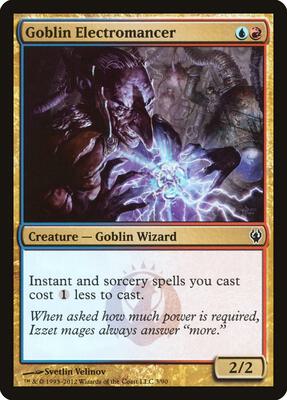 Goblin Electromancer card from Duel Decks: Izzet vs. Golgari