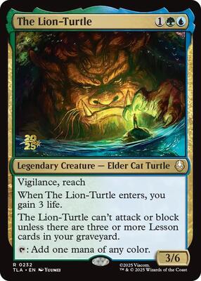 The Lion-Turtle card from Prerelease Cards