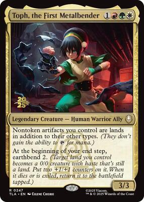 Toph, the First Metalbender card from Prerelease Cards