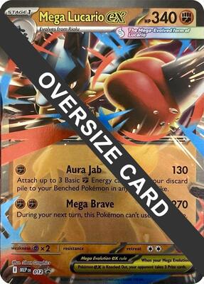 Mega Lucario ex - 012 card from Jumbo Cards